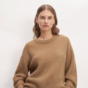 Everlane Cocoon Crew Oversized Sweater (Soft Alpaca Material) NEW With Tags Sz S